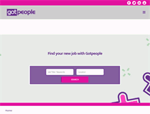 Tablet Screenshot of gotpeople.co.uk
